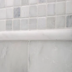 Carrara White 11.75 in. x 11.75 in. Honed Marble Wall and Floor Mosaic Tile (0.958 sq. ft./Each) by Jeffrey Court -The Elite Tile Sales Store white jeffrey court marble tile 99050 fa 1000