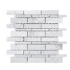 Restful Sea White 10.5 in. x 10.75 in. Interlocking Textured Marble Wall and Floor Mosaic Tile (7.839 sq. ft./Case) by Jeffrey Court 2 Restful Sea White 10.5 in. x 10.75 in. Interlocking Textured Marble Wall and Floor Mosaic Tile (7.839 sq. ft./Case) by Jeffrey Court -The Elite Tile Sales Store white jeffrey court marble tile 99471 64 1000