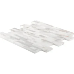 Venetian Brick White 11.625 in. x 12.5 in. Interlocking Polished Marble Mosaic Tile (10.09 sq. ft./Case) by Jeffrey Court 9 Venetian Brick White 11.625 in. x 12.5 in. Interlocking Polished Marble Mosaic Tile (10.09 sq. ft./Case) by Jeffrey Court -The Elite Tile Sales Store white jeffrey court marble tile 99581 40 1000