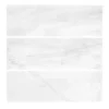 Carrara White/Grey 4 in. x 12 in. Honed Marble Wall and Floor Tile (10 sq. ft./Case) by Jeffrey Court -The Elite Tile Sales Store white jeffrey court marble tile 99786 64 1000