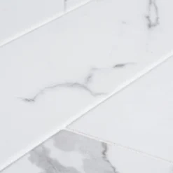 Spring Park White 4 in. x 12 in. Matte Porcelain Wall and Floor Tile (13.56 sq. ft./Case) by Jeffrey Court -The Elite Tile Sales Store white jeffrey court porcelain tile 98492 66 1000