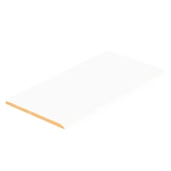 Fresh White 3 in. x 6 in. Glossy Ceramic Single Bullnose Wall Trim Tile by Jeffrey Court -The Elite Tile Sales Store white jeffrey court tile trim 13008 1d 1000