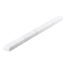 Italian White Carrara .75 in. x 12 in. Honed Marble Wall Pencil Tile (1 Linear Foot) by Jeffrey Court -The Elite Tile Sales Store white jeffrey court tile trim 95352 40 1000