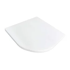 Morning Fresh White 7.625 in. x 7.625 in. Polished Marble Wall Mount Corner Shelf Tile by Jeffrey Court -The Elite Tile Sales Store white jeffrey court tile trim 95986 4f 1000