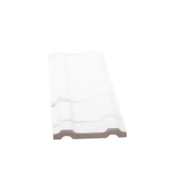 Carrara Inkjet White 3 in. x 12 in. Ceramic Wall Crown Trim Tile by Jeffrey Court -The Elite Tile Sales Store white jeffrey court tile trim 96020 c3 1000