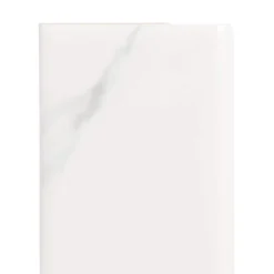 Carrara Inkjet White 2 in. x 6 in. Matte Ceramic Wall Single Bullnose Tile by Jeffrey Court -The Elite Tile Sales Store white jeffrey court tile trim 96022 76 1000