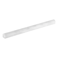 Carrara White .75 in. x 12 in. Honed Marble Wall Pencil Tile (1 Linear Foot) by Jeffrey Court -The Elite Tile Sales Store white jeffrey court tile trim 99062 40 1000