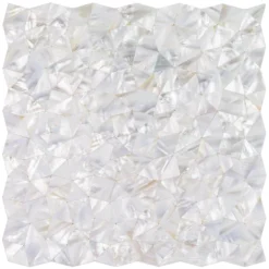 Lokahi White Troika 12.08 in. x 12.08 in. x 2 mm Pearl Shell Mosaic Tile by Ivy Hill Tile 12 Lokahi White Troika 12.08 in. x 12.08 in. x 2 mm Pearl Shell Mosaic Tile by Ivy Hill Tile -The Elite Tile Sales Store white troika ivy hill tile marble tile ext3rd102050 c3 1000