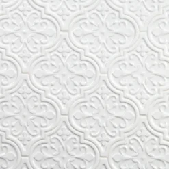 Vintage Florid Lantern White 6-1/4 in. x 7-1/4 in. Ceramic Wall Tile (30-Pieces 4.8 sq. ft. / Box) by Ivy Hill Tile